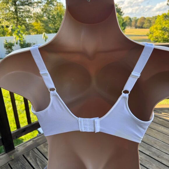 Bali Womens White Underwire Minimizer Bra 42DDD Adjustable Straps Style DF1004 - Picture 6 of 16
